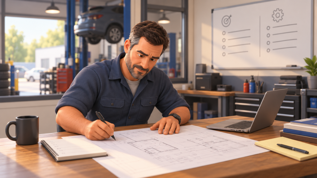 how to start an auto repair shop