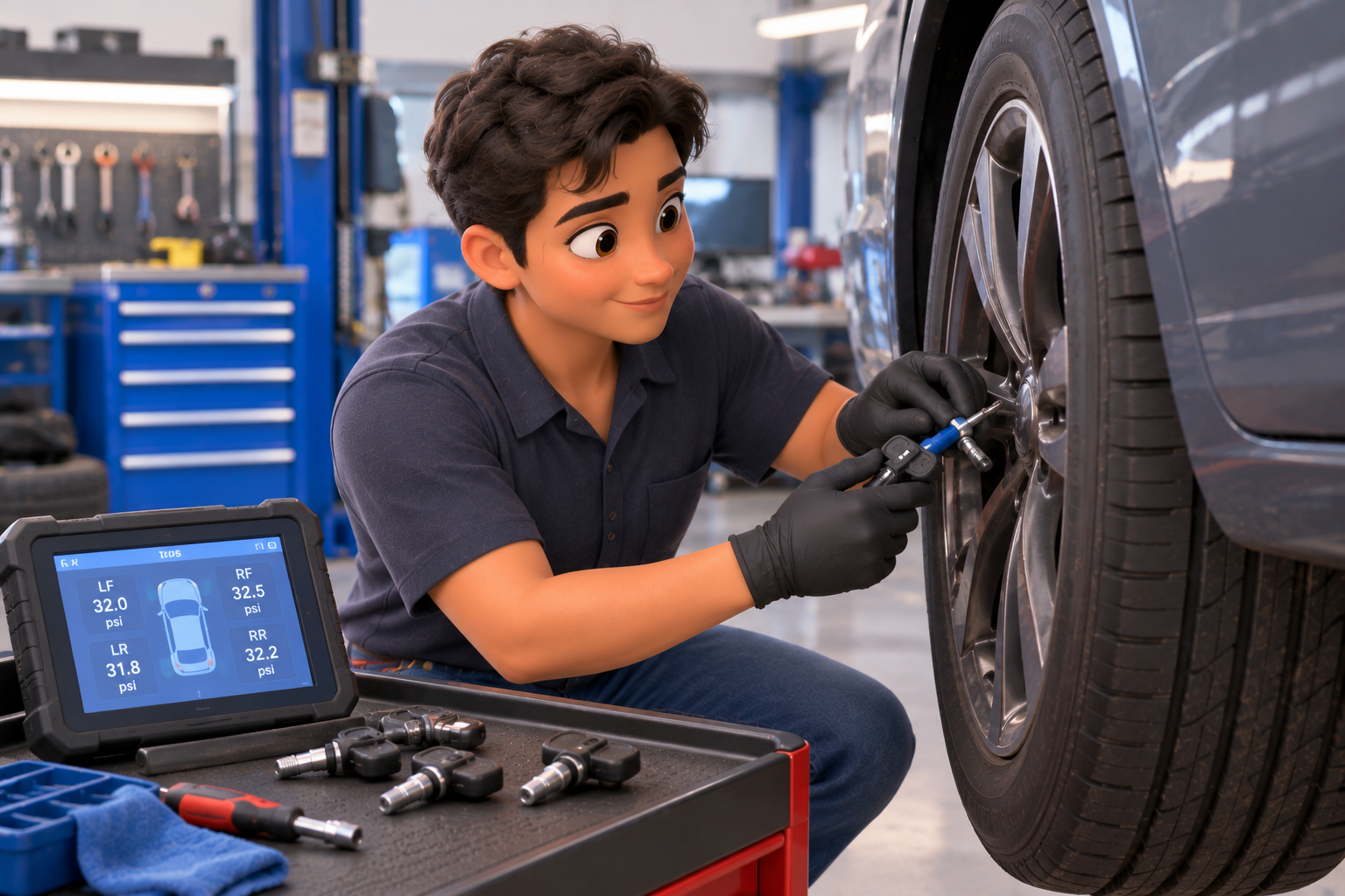 service tire monitor system