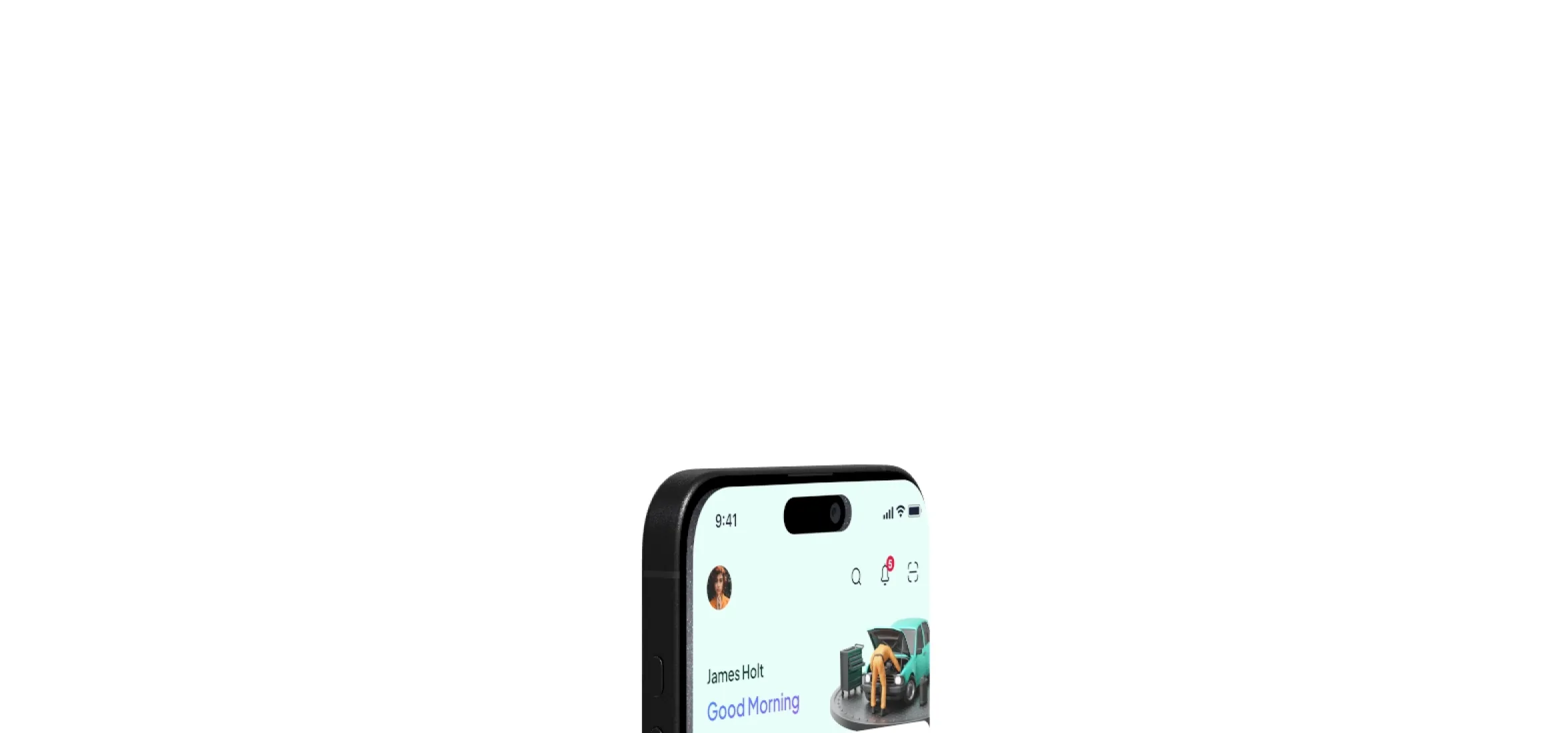 The Way Repair Tech technician app open on a phone